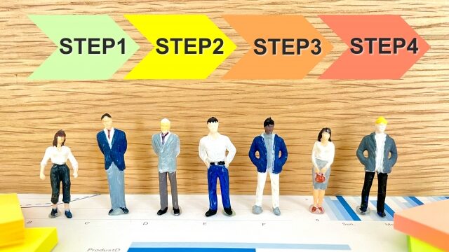 ステップ１から４まで